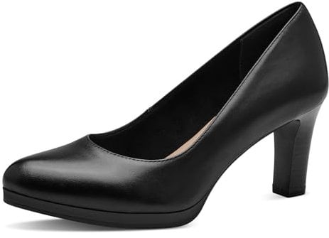 Tamaris Donna Scarpe col Tacco, Signora Scarpe col Tacco Classiche,TOUCHit,festoso,Elegante,Comodo,Nobile,Pumps di Nozze,Black,40 EU