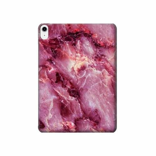 Funda para tablet con estampado gráfico de mármol rosa para iPad 10.9 (2022)