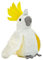 Kögler 75996 - Labertier Kakadu Lucky, ca. 24 cm groß, nachsprechende Plüschfigur mit Wiedergabefunktion, plappert alles witzig nach und bewegt sich