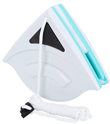 Mokernali Limpia Cristales Magnético,Double Side Window Magnetic Cleaner, Limpiador magnético de Ventanas, Herramienta de Limpieza de Vidrio de Doble Lado, para Limpiar Cristales, 16x13.5x6cm