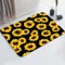 YISUMEI Badezimmerteppich 42x60 cm Badematte Gummisohle Rutschfester Waschbar Absorbierender Badvorleger Schnelltrocknend(Sonnenblume)