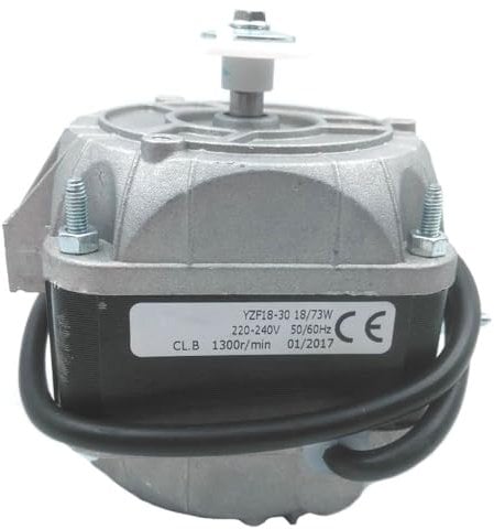 73W Condenser Fan Motor, YZF18-30 Fridge Freezer Fan Motor Heat Dissipation Motor, Cooling Fan Motor Replacement for Refrigerator Evaporator