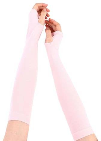 MITALITY Arm Sleeve Gaming 2 Paare Im Freien Eis Seidenhülle Sonnenschutzmittelmanschette Arm Ärmel Sonnenschutz Anti-rutsch-sommerhandschuhe-2 Paare-p
