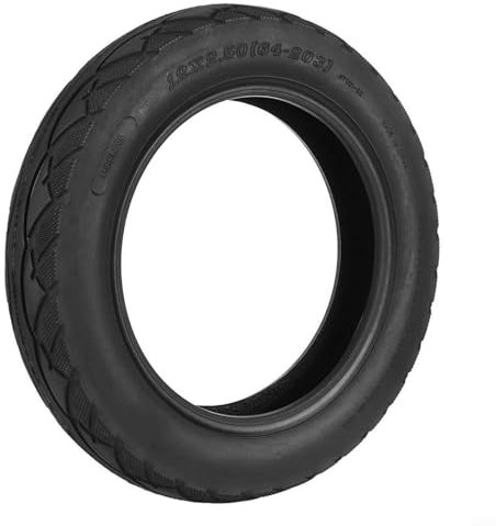 HEIBTENY 12X2,50 (64-203) Tubeless Reifen Für Elektrofahrrad Roller E Scooter, 12 Zoll Ersatz Reifen Schlauchlose Gummireifen, Schwarz