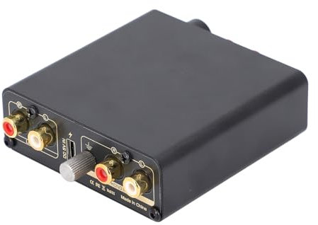 Turntable Preamplifier Stereo Box Mini MM MC Phono Stage Preamp Headphone Amp with Headphone Output Power for 16-200Ω Headphones