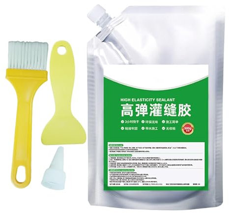 Uitseld Concrete Sealant | 500g Concrete Repair Adhesive,Quick-Drying Concrete Caulk for Roofs Corners Window Sills Door Joints Floors