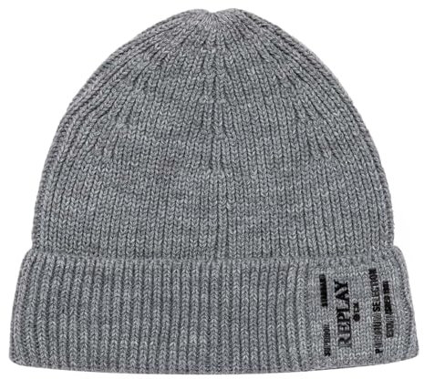 REPLAY Beanie DK Gray Melange