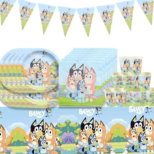 71 piezas de decoración de cumpleaños, fiesta de cumpleaños con temática de vajilla, fiesta de cumpleaños de niños y niñas, vajilla para fiestas incluye: tazas, platos, manteles, servilletas,