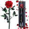 Cadeau Maman Fleur Préservée, Vraie Rose avec Tige, Rose Eternelle Cadeau Femme, Idee Rosee Cadeau, Fleur pour Elle, Maman Amie Épouse Sœur Mamie, Cadeau Fete des Grand Mere, Cadeau Anniversaire Femme