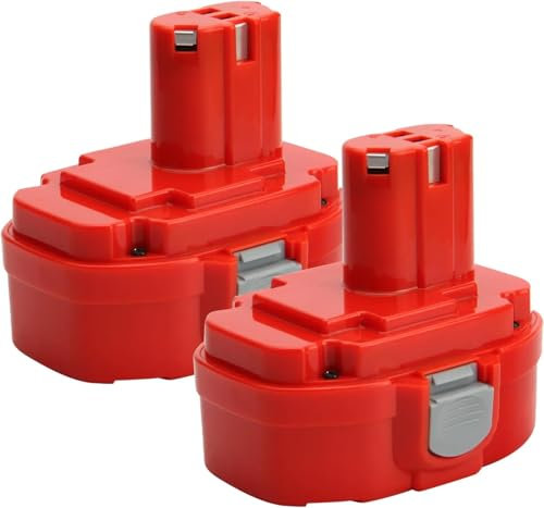 2X Battery replacement battery for PA18 1822 1823 1834 1835 8391D 192827-3 192827-3 192829-9 193159-1193102-0 192826-5 Replace Battery for Makita 18V Batteries