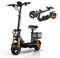 Trottinette Électrique, Adulte Scooter Pliable, Batterie 48v 20.8Ah, Autonomie Max 70-80KM, Pneus Tout-Terrain 11 Pouces, 3 Modes De Vitesse, Écran Intelligent