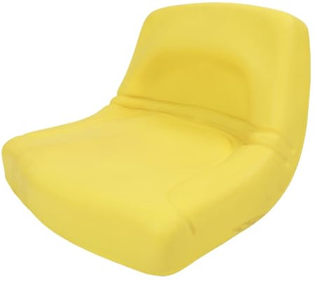 Hiraith Universaling Tractor Seats, Heavy Duty PVC & Steel Construction, Waterproofing & Ergonomic High Back Design for Lawn Mower, Forklift, Excavator, Bulldozer