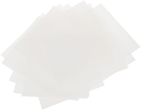 AKOOSY 24 Stück Teiliges Stencil papier Halbtransparente Milchweiße Pet Folie für Präzise DIY schablonen Vielseitig Einsetzbar für Bastelvorlagen und Schneidemaschinen