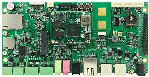 EMTOP EMB NXP i.MX8M Mini Single Board Computer SBC-IMX8MM,Quad-Core ARM Cortex-A53 1.8GHz, 1xCortexM4 400MHz, 2GB DDR4, 16GB eMMC, Gigabit Ethernet, Yocto Linux