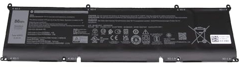 Dell Battery 86Wh Original Akku・Batterie・7.147 mAh (69KF2)