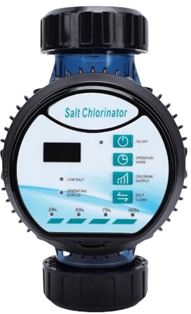 LUCKDANO Clorador de Agua Salada Clorador de Agua Salada para Piscinas | Generador de Sal de Piscina Autolimpiante Smart Control para Piscinas, y Spas de 45 m³ | Salida de Cloro de 10 G/h