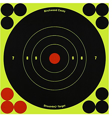 Birchwood Casey SHOOT-N-C 6-Inch Round Target (60 Sheet Pack)