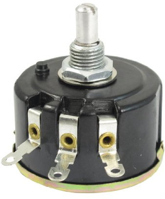 sourcingmap® WX050 1K ohm 5W Watt 6mm Runde Welle Rotierende Draht Wunde Potenziometer