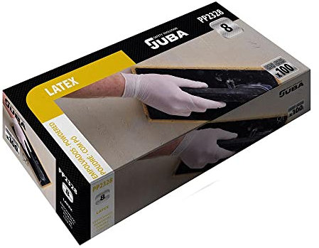 Juba - Guante eco- latex empolvado natural talla xl