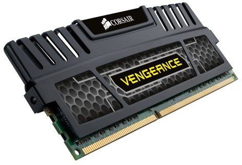 Corsair CMZ16GX3M2A1866C10 Vengeance 16GB (2x8GB) DDR3 1866 Mhz CL10 XMP Performance Desktop Memory Schwarz