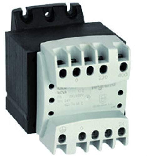 Legrand 042856 Trasformatore di sicurezza, primario 230 V a 400 V e secondario 24 V, 63VA