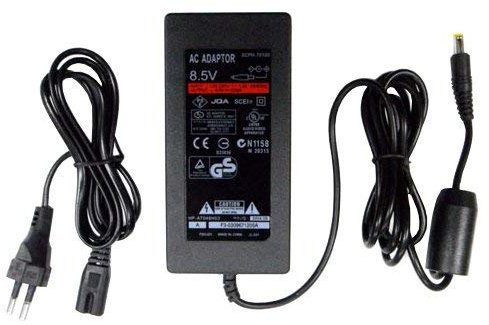 OSTENT schmaler EU-AC-Adapter, Ladegerät, Netzteil, Zuleitung, kompatibel mit Sony PS2 70000 Konsole