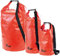 Xcase Kleidersack wasserdicht: Urlauber-Set wasserdichte Packsäcke 16/25/70 Liter, rot (Rollbeutel, Trockensäckli, Unterwasserlicht)