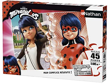 Nathan – 86470 – Puzzle Miraculous Lady Bug, 45-teilig
