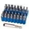 Dapetz ® 33 Pcs Screwdriver Bit Set Torx Cross Head Slotted Philips Hex Power Driver Screw Gun Bit Cross Slot Screw Driver Power Drill Bit PZ1, PZ2, PZ3 and T10 to T4