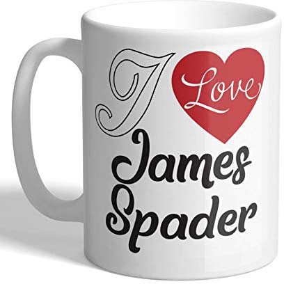I Love Mugs - I Love James Spader (Heart Design) - Mug, Ceramic, 11fl.oz.