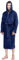NY Threads Herren-Bademantel mit Kapuze – langer Plüsch-Bademantel für Herren - Blau - Large-X-Large