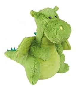 Plush Soft Toy Cute Green Dragon - 25cm