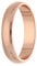 Treuheld® 925 Silber Ring - Rosegold - Größe 58 (18) - Breite: 5mm - Damen & Herren - glänzend - Geburtstag, Vorsteckring, Verlobungsring, Sterling Ehering