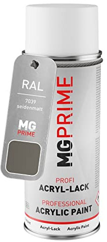 MG PRIME RAL 7039 Gris quartz/Quartz grey Bombe aérosol 400 ml mat satiné séchage rapide