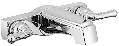 Dura Faucet Economical Two Handle Classic Tub and Shower Faucet Diverter for Handheld Shower (Chrome Polished)