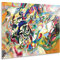 Giallobus - Impression sur toile - Vassily Kandinsky - Composition n ° 7 - Verre acrylique - 140L x 100l cm - Tableaux modernes pour la maison
