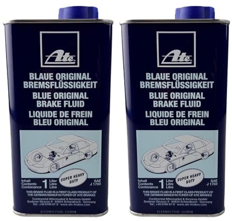 2x Original ATE Bremsflüssigkeit Brake Fluid G DOT 3 Kanne 1L // 03.9901-5302.2