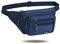 Bauchtasche für Herren und Damen | Wanderrucksäcke Sporttaschen Fahrrad | Stadt der Sicherheit für Reisen oder Outdoor Sport Waist Pack Fanny Pack für Alltag oder Wandern, blau, L