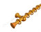 Kestral Stopper Finial 28 mm Wooden Curtain Poles Fixed Length Multi Finials Curtain Pole Wooden Beautiful Design Wooden Finials, Aged Oak Stopper 120 cm