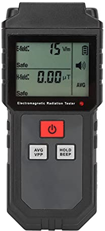 Chiwe Geiger Counter, Professional Nuclear Radiation Detector, Electromagnetic Field Radiation Detector X-ray Tester, Nuclear Radiation Contamination Detector, LCD Data Display