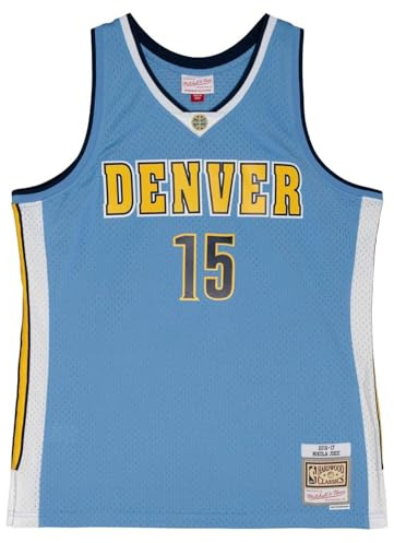 Mitchell & Ness NBA Swingman Jersey Basketball Trikot Denver Nuggets - Nikola Jokić 2016, Columbia Blau