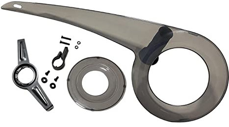 Harilla Fahrradkettenschutz-Schutzhülle, Verschiedene Größen für 32–48 Zähne, Kettenblätter, Ritzel, Kurbelgarnitur, Fahrradschutzzubehör, Eindeutig schwarzes ganzes Set