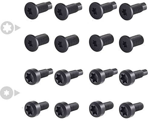 Ring-Türklingelschrauben, Ersatz-Sicherheitsschrauben, kompatibel mit Video-Türklingel 2 und Pro, Video-Türklingel, Video-Türklingel 3 und Pro (4 Set/16 Stück)