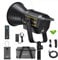 Godox VL200 II 215W LED Video Light Daylight, CCT 5600K CRI 96+ TLCI 96+ Built-in FX Effect Silent Mode, App Control, Bowens Mount for Studio Photography, Interview, Outdoor Shooting with RC-A6 Remote