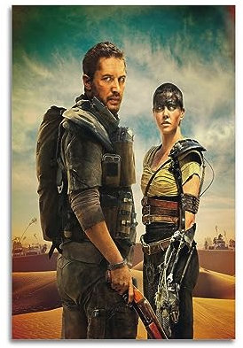 VZRSQZK Mad Max – Fury Road-Film-Poster, dekoratives Gemälde, Leinwand-Wandposter und Kunstdruck, modernes Familienschlafzimmer-Dekor-Poster, 20 x 30 cm