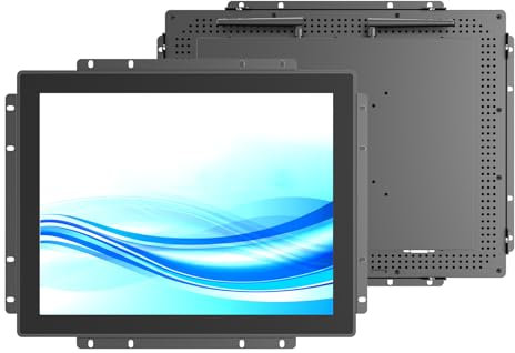 GreenTouch 15 Inch Industrial TFT LCD Monitors, Open Frame Capacitive Touch Screen Monitor All in one PC Intel I5 8G 256G for self-Service Kisok