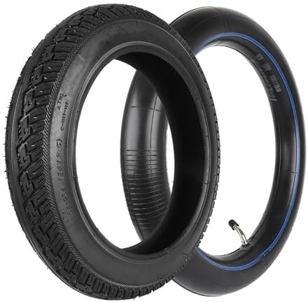 Elektroroller AußEnreifen,Reifen 14 Zoll 14x2,50 Innenrohr und Außenreifen passend for Elektrofahrräder, Elektrofahrzeuge, verstärkter, stabiler Reifen, E-Bike-Zubehör