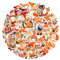 Jeffdad 60 Stück Füchse Aufkleber Pack, Tier Tiere Sticker Set Fox Stickers Wasserfeste Aufkleber Vinyl Aufkleber Fuchs Sticker Aesthetic für Scrapbook Skateboard Auto Gepäck Karten Fotoalben