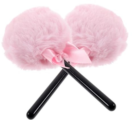 HAPINARY 2stücke Powder Puff Für Gesicht Make-up-tool Lollipop-form Puderquaste Zum Fixieren Von Make-up Hautfreundlich Für Verschiedene Hauttypen Geeignet Sanft Und Effizient Anwendung