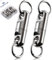 FishTrip Robuste Wirbel, Angelzubehör, 10 Stück, Big Game Bullet Wirbel, Salzwasser, zum Brandungsangeln, Meereswels, Größe 1
